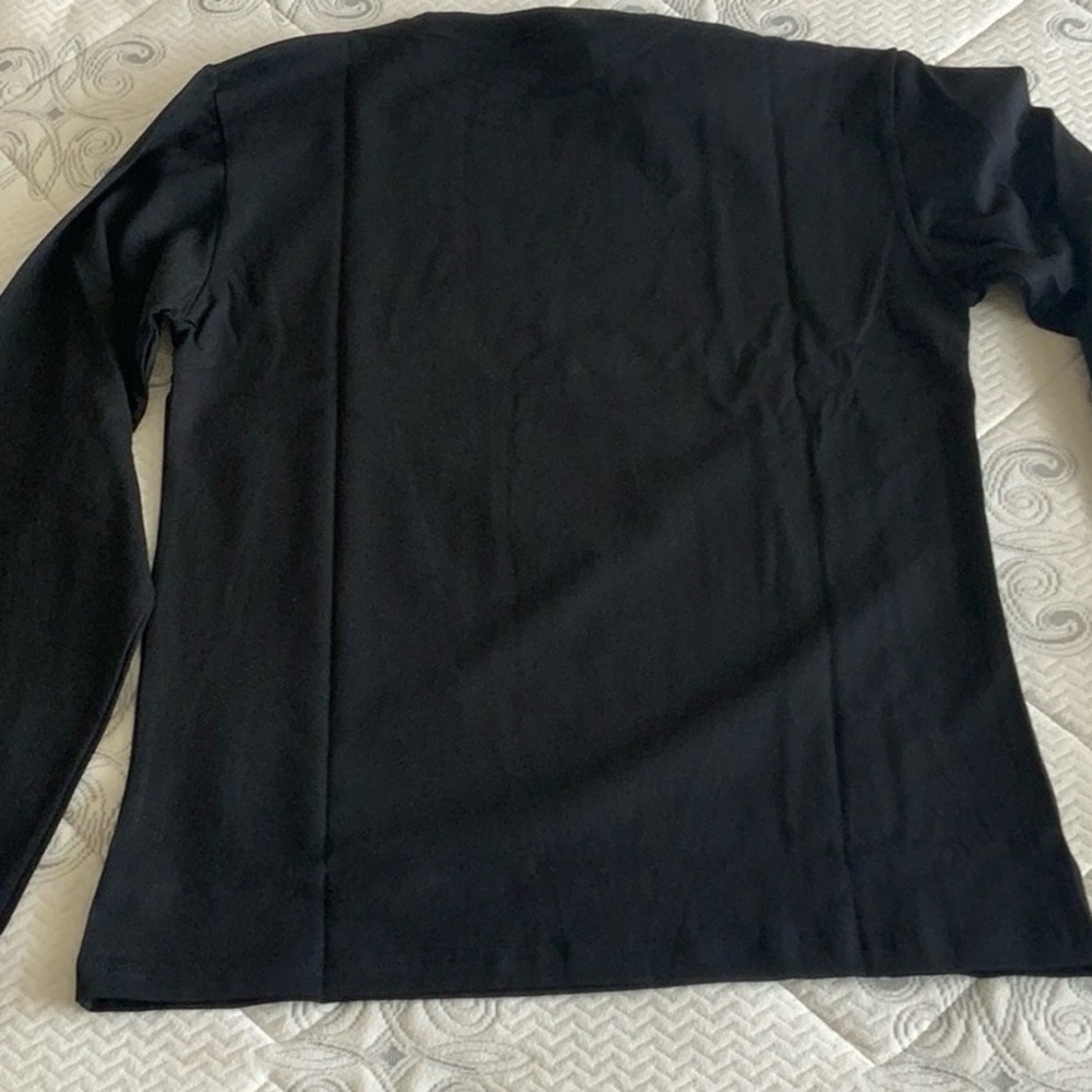 🏖️Gucci Premiere Promotional Large Cotton Long Sleeve Black T Shirt Unis… - Picture 4 of 7